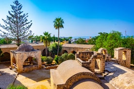 Photo of aerial view of Ayia Napa cityscape, Cyprus.