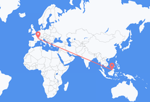 반다르 세리 베가완 출신 출발해 리옹으로 향하는 항공편