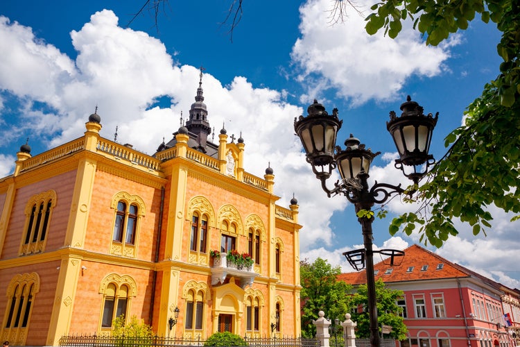 Photo of Bishop's palace in Novi Sad, Serbia.