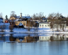 Oulu Finland Aerial landscape photo.