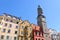 photo of view of The Stadtturm and Cityscape of Innsbruck in Austria.