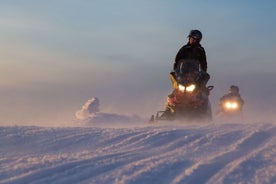 Snowmobiling To Santa -Snowmobile safari to Santa Claus Village