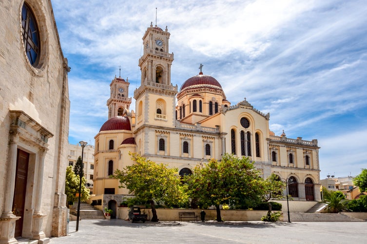 Photo of Agios Minas (Saint Minas) Cathedral, Heraklion, Crete island, Greece.