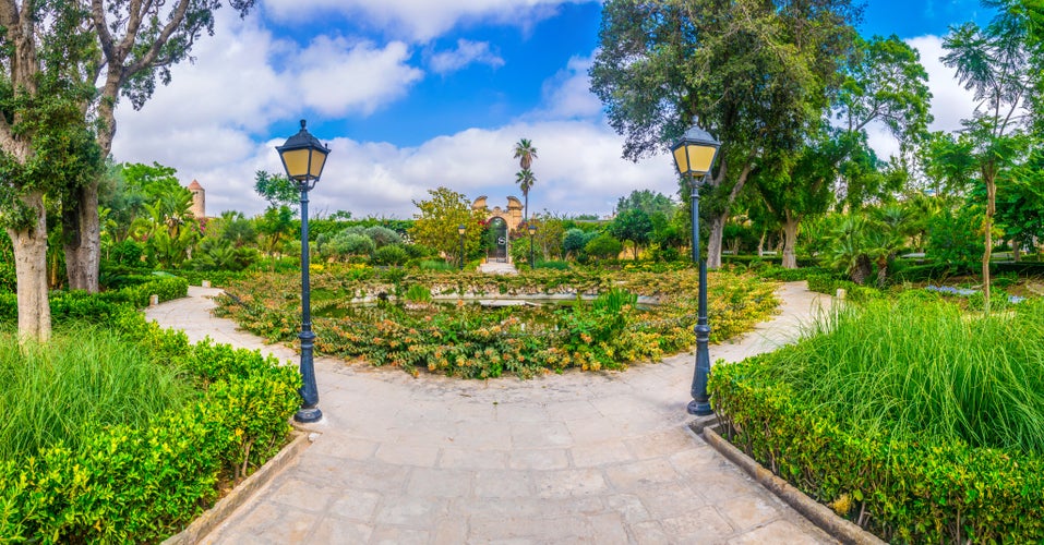 photo of view of Gardens of Palazzo Parisio in Naxxar, Malta.