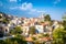 Photo of aerial view of Pano Lefkara village in Larnaca district, Cyprus.