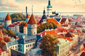 Tallinn an Audio Self Tour Guide with 12 Sightseeing Points