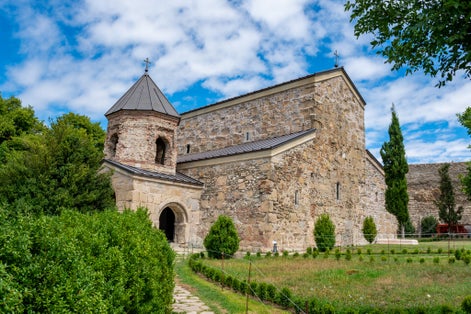 Photo of Mediaeval orthodox church Zedazeni near Mtskheta, Georgia.