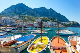 Passeio a pé e de barco em Capri