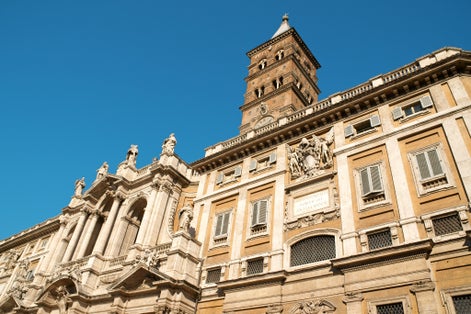 PHOTO OF Founded in the 4th century, the Basilica di Santa Maria Maggiore (Basilica of Saint Mary Major) is one of the five great ancient basilicas of Rome.