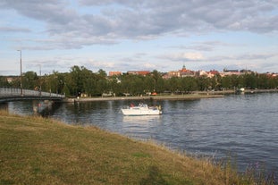 Photo of aerial view of Östersund ,Sweden.