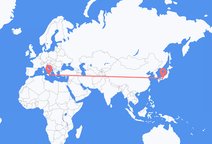 Flights from Osaka to Catania