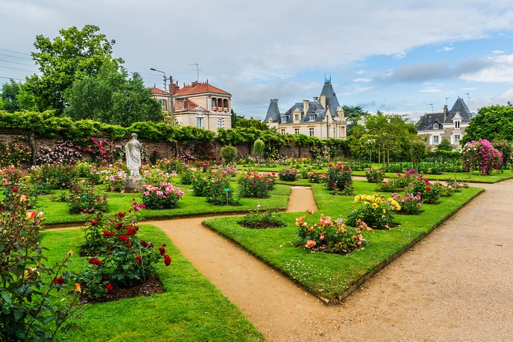 Photo of Thabor park (Le parc du Thabor) in Rennes.