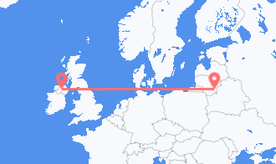 Flights from Lithuania to Northern Ireland