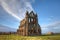 Photo of Whitby Abbey on the North Yorkshire coast England UK.