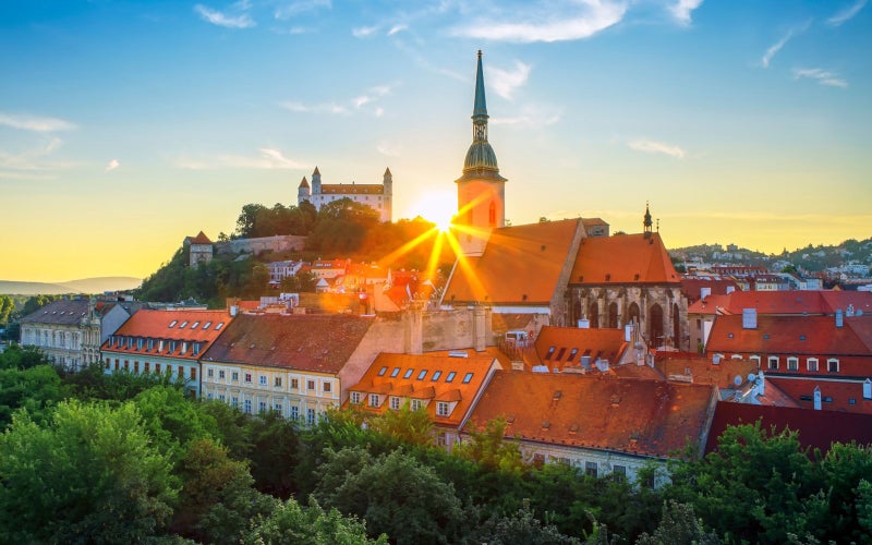 photo of view of Gyor, Hungary.