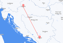 Flyg från Zagreb till Mostar