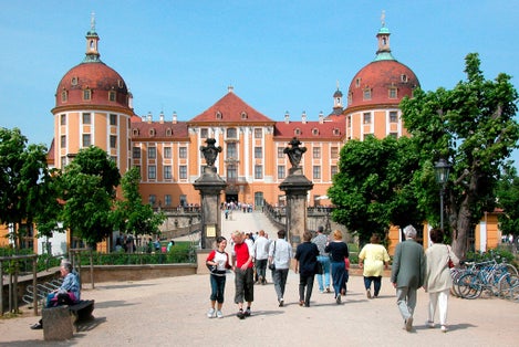 Moritzburg castle near Dresden - Germany.