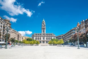 Photo of monumental ensemble of the sanctuary and the basilica of our lady of Fatima, Portugal.