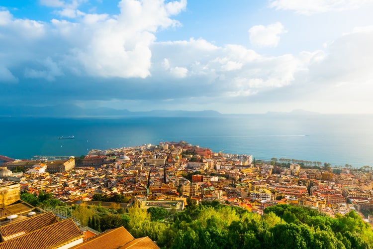 Panoramic view of Naples city and Gulf of Naples Italy..jpg