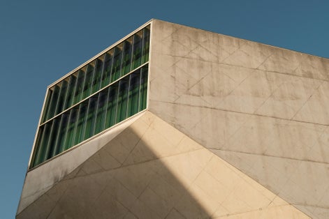 Photo of House of Music Theater in Porto, Portugal.