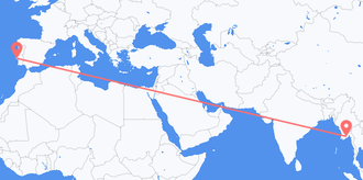 Flüge von Myanmar nach Portugal