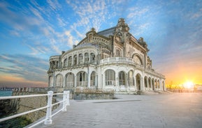 Photo of aerial View Of Constanta City Skyline In Romania.