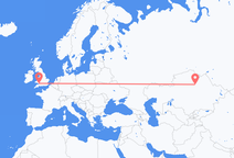 누르술탄 출발, 카디프 도착 항공편
