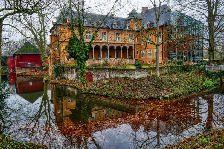 Historical castle building in Mönchengladbach Rheydt