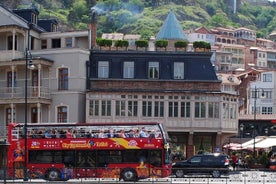 City tour Tbilisi on red bus 