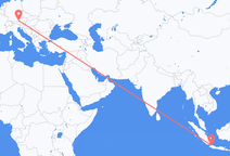 Flyrejser fra Jakarta til Salzburg