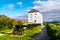 Trondheim, Norway. View of Kristiansten Fortress in Trondheim, Norway during a cloudy summer day