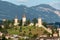 photo of beautiful cityscape of Lucerne with Männliturm tower in Switzerland.