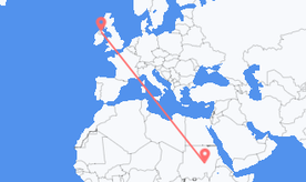 Flüge von der Sudan nach Nordirland