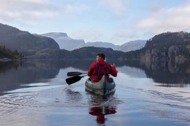 Stavanger: Preikestolen Hidden Trail Hike + Canoe & Lunch