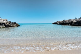 Photo of aerial view of of the city of Trani, Puglia, Italy.