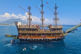 All-inclusive piratenboottocht in Alanya