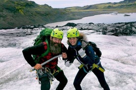 Randonnée sur glacier, visite des cascades de la côte sud et de la plage de sable noir