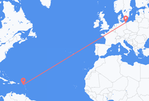 Voos de São Cristóvão, São Cristóvão e Nevis para Heringsdorf, Alemanha