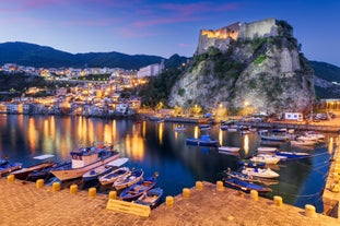 Photo of the city of Scilla in the Province of Reggio Calabria, Italy.