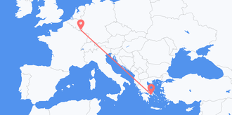 Flights from Luxembourg to Greece