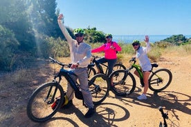 Excursão de mountain bike e vinho de Marbella à Sierra Blanca