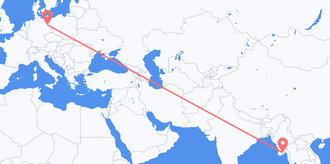 Flüge von Myanmar nach Deutschland