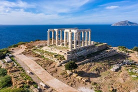 Einka sólsetursferð um Cape Sounion, Poseidon hofið og Aþenu Riviera