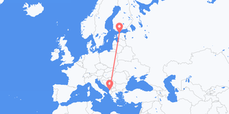 Albania to Estonia