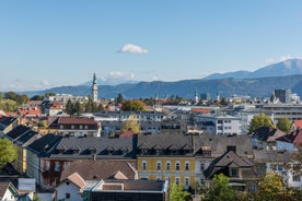 Village of Velden at lake Worther See in Carinthia,Austria.