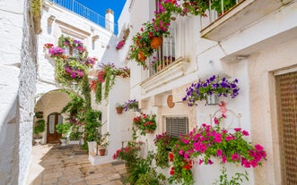 Photo of Scenic sight in Polignano a Mare, Bari Province, Apulia (Puglia), southern Italy.