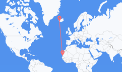 Flights from Nouakchott to Reykjavík