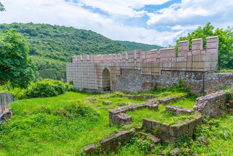 photo of Ruins of Krakra fortress in Bulgarian town Pernik.