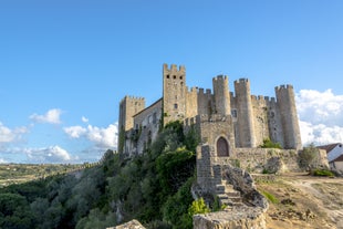 Photo of aerial view of Ferrel, Portugal.