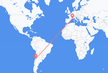산티아고 데 칠레에서 출발해 마르세유로 향하는 항공편